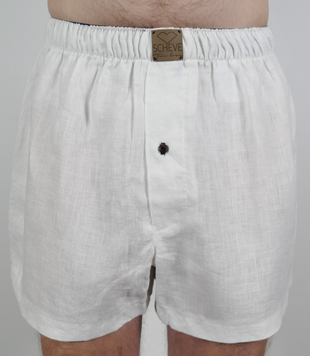 Leinen Boxers Vaeya - blaue Akzente