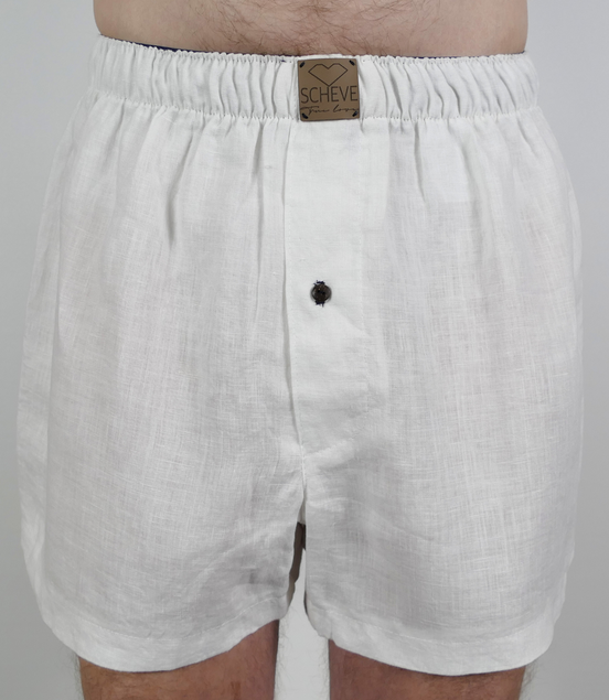 Leinen Boxers Vaeya - blaue Akzente