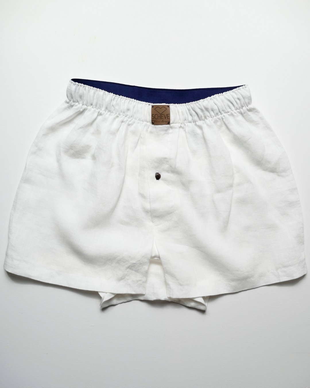 Leinen Boxers Vaeya - blaue Akzente