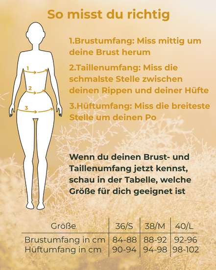 Damen Sommer Outfit 100 % Leinen , Top Größentabelle so misst du richtig
