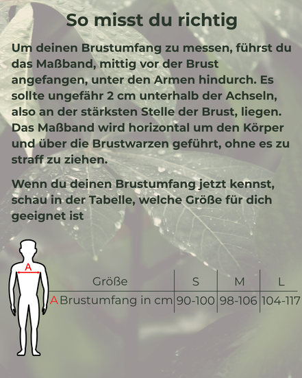 Größentabelle für SCHEVE Herren Pyjama Poloshirt mit Anleitung wie man richtig misst